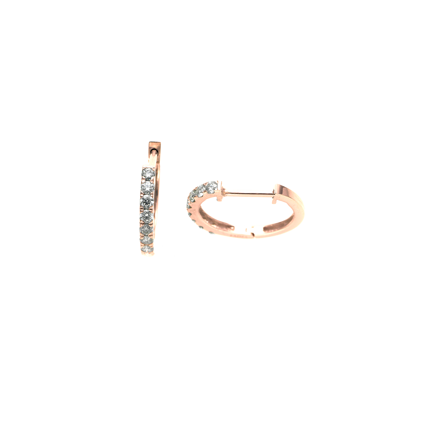 フープピアス ピンクゴールド