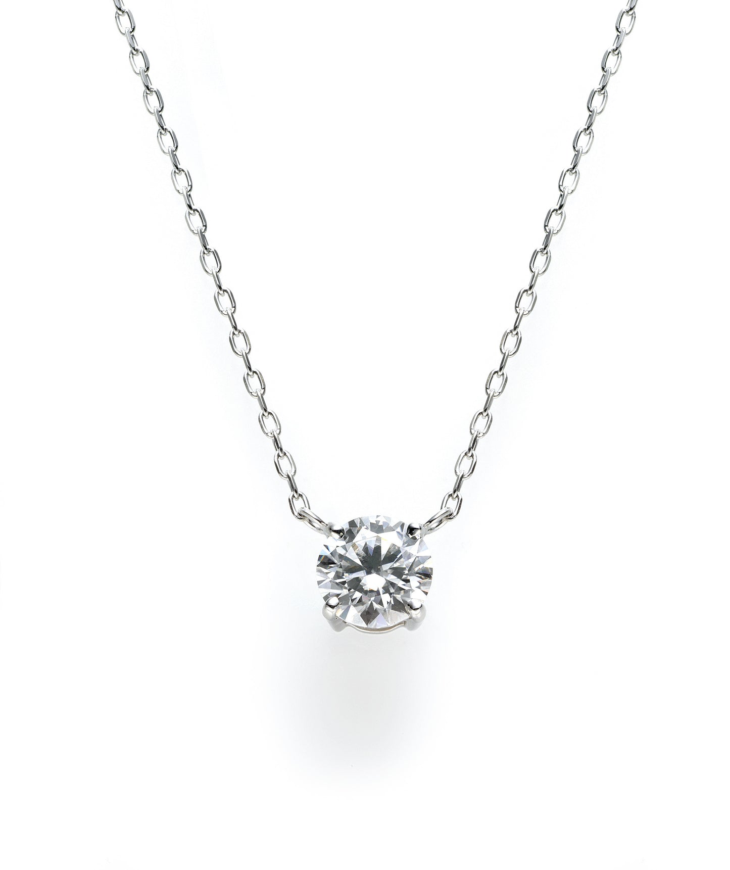 ソリティアネックレス 4prongs