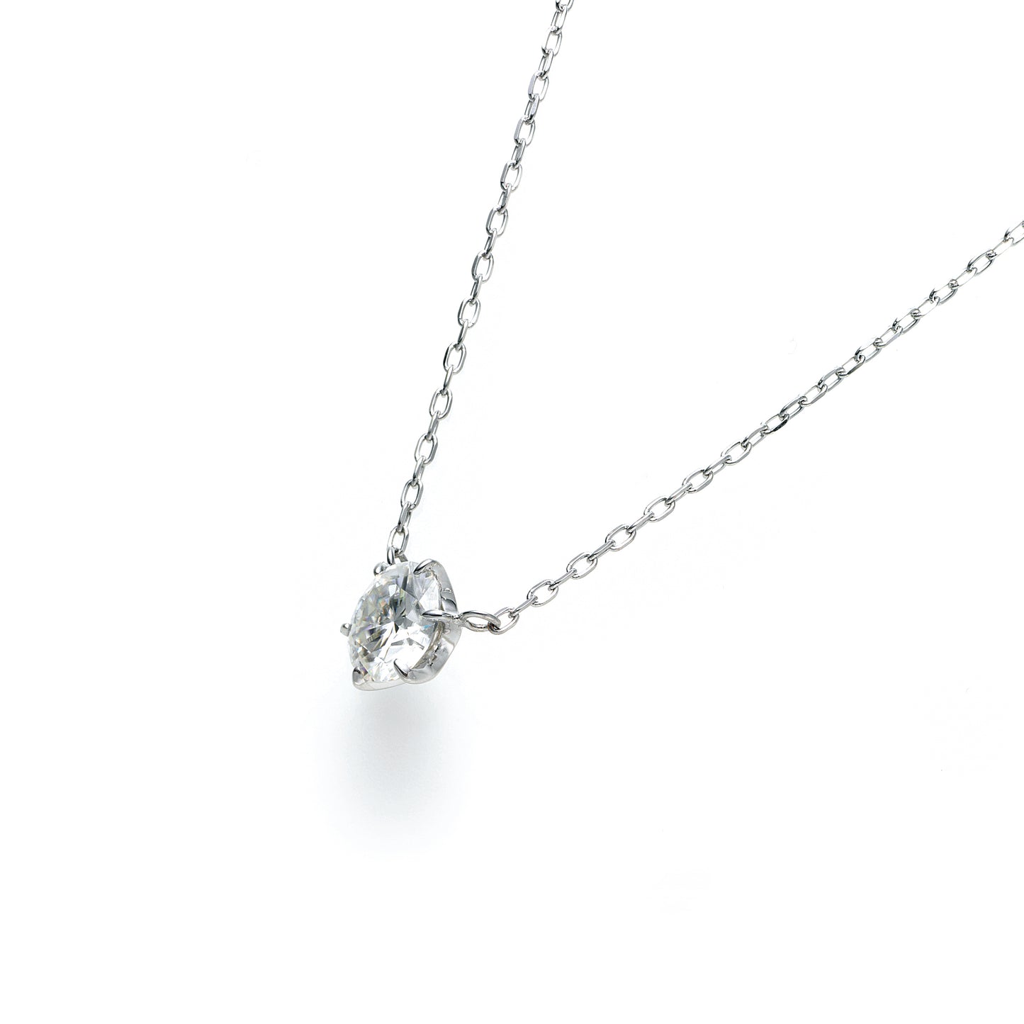 ソリティアネックレス 6prongs