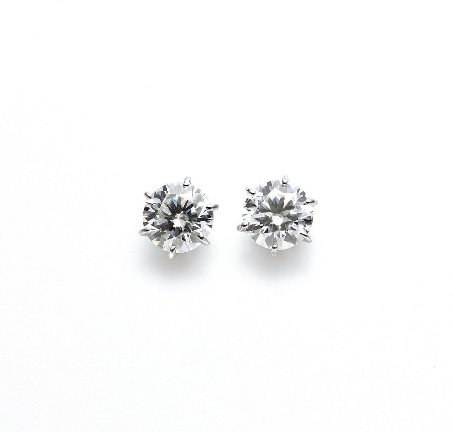 ソリティアピアス 6prongs