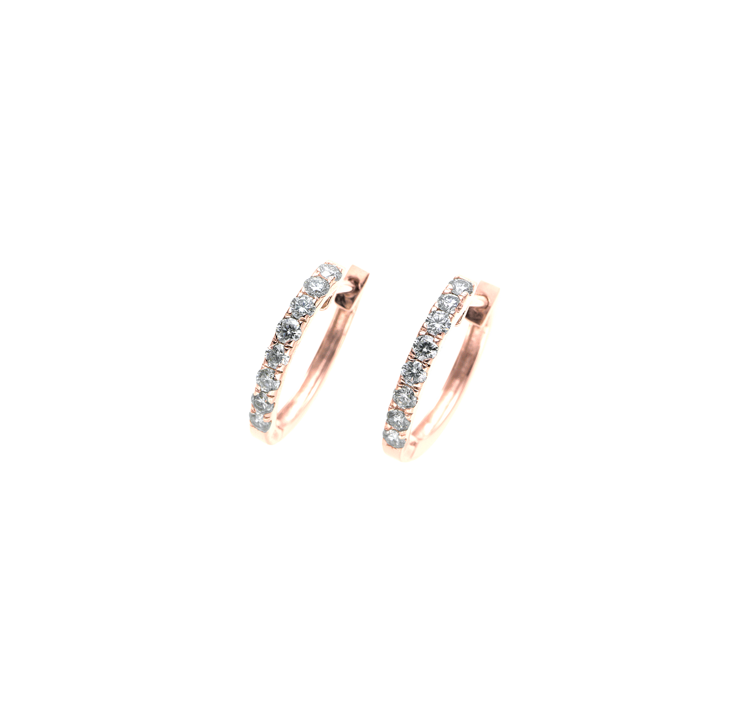 フープピアス ピンクゴールド
