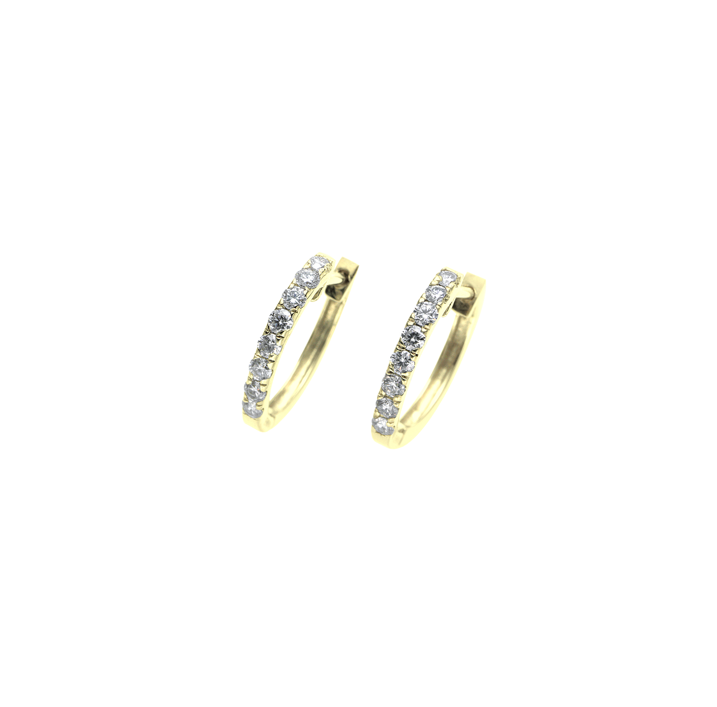 フープピアス イエローゴールド